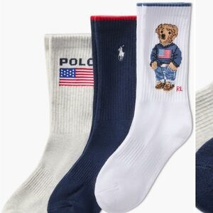 NEVER WORN Polo by Ralph Lauren Multicolor Socks Set